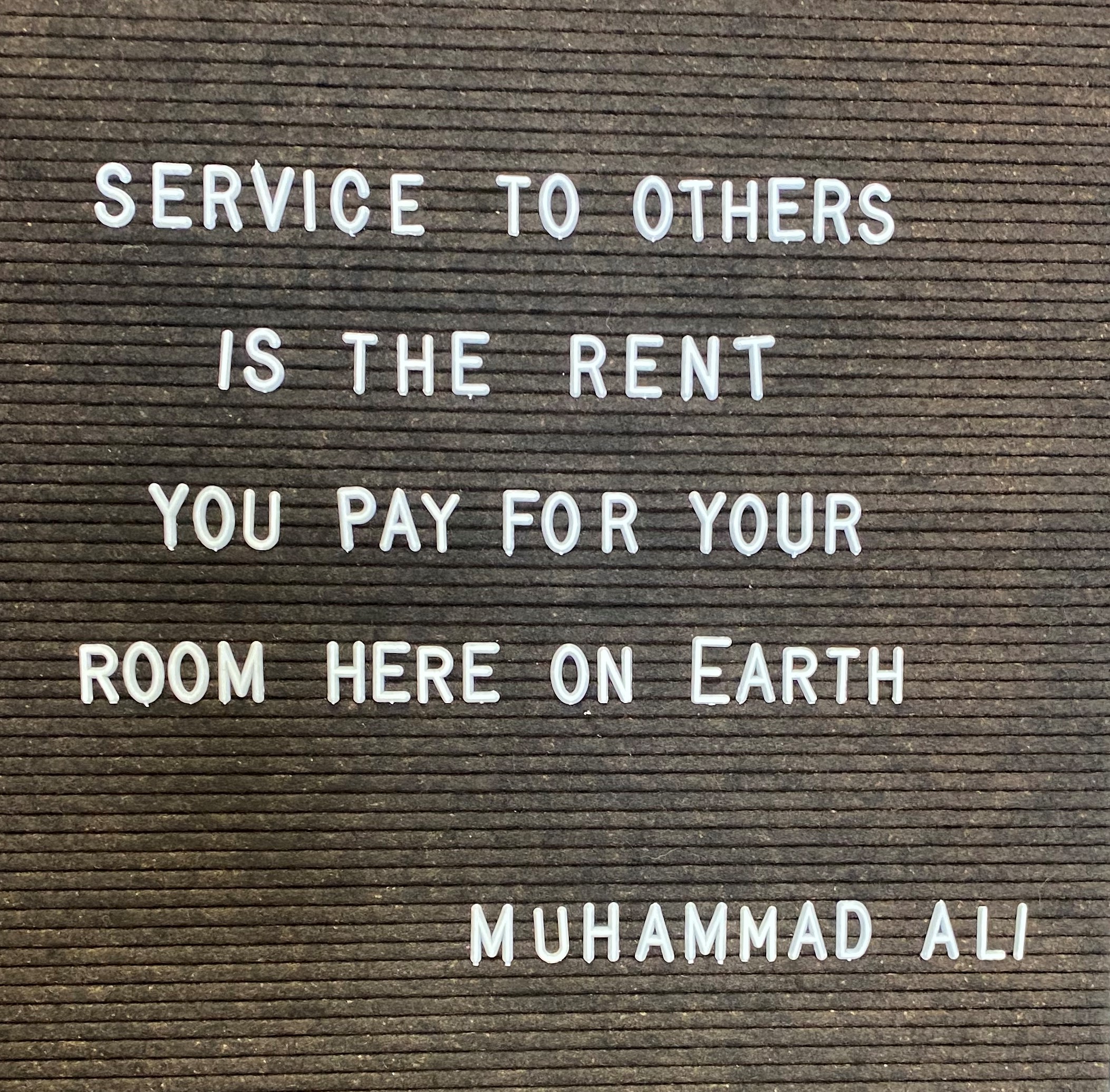 Motivational quote by Muhammad Ali
