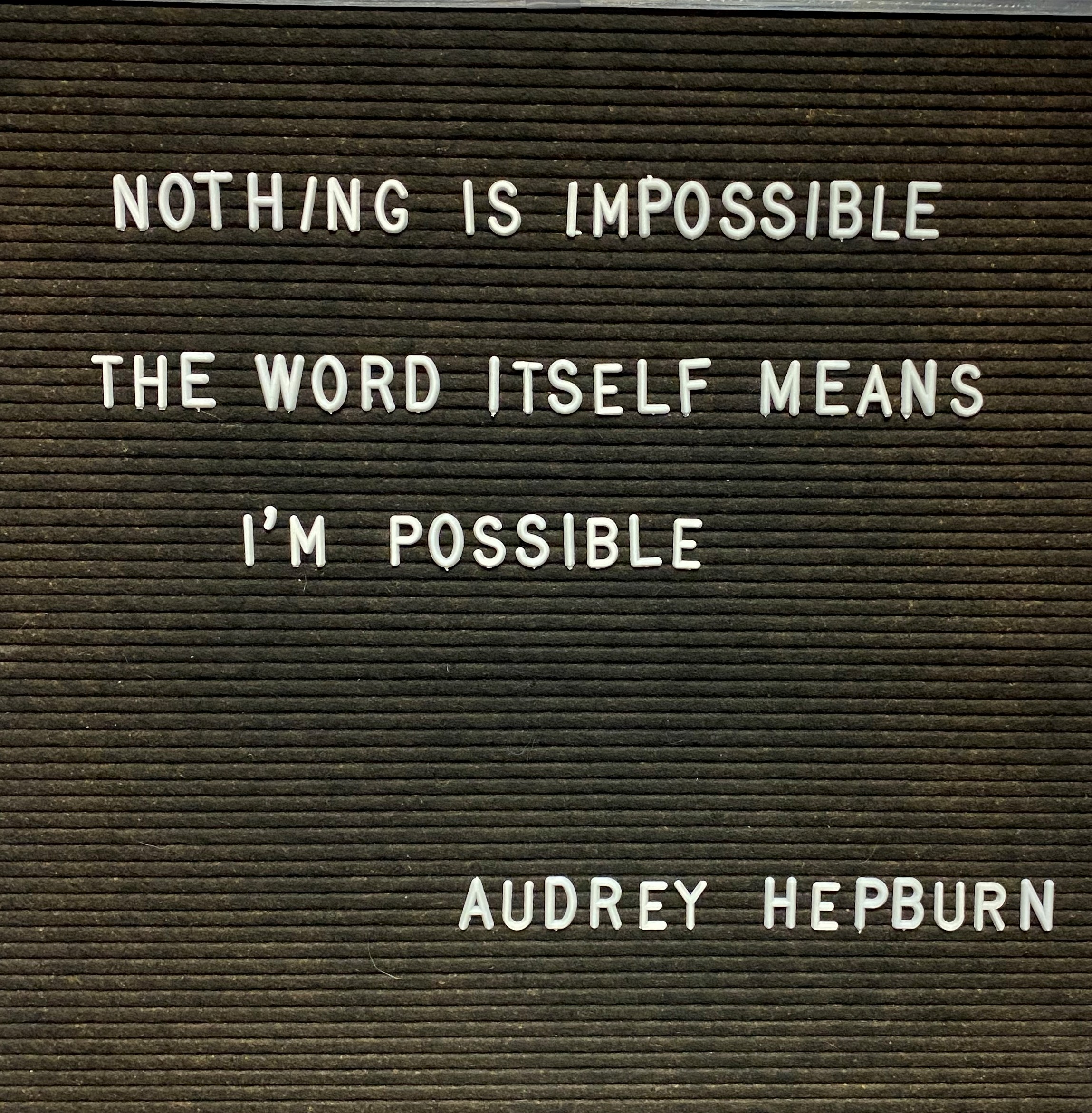 Motivational Quote By Audrey Hepburn